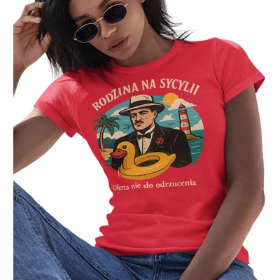 KOSZULKA DAMSKA Rodzina na Sycylii